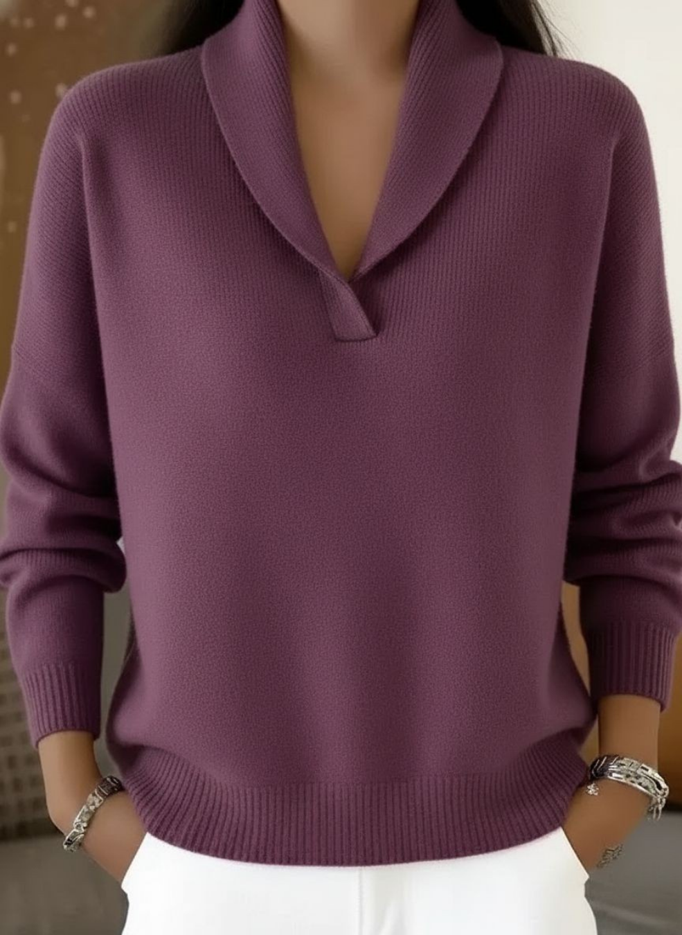 Antonine V-Neck Sweater