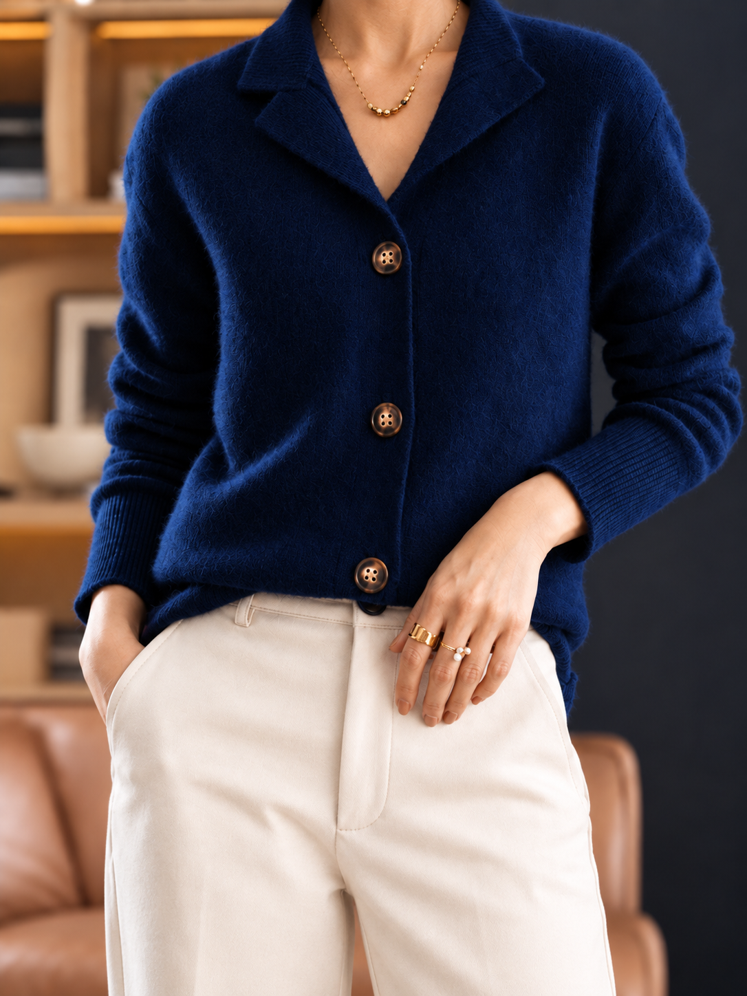 SOFIA BUTTON CARDIGAN