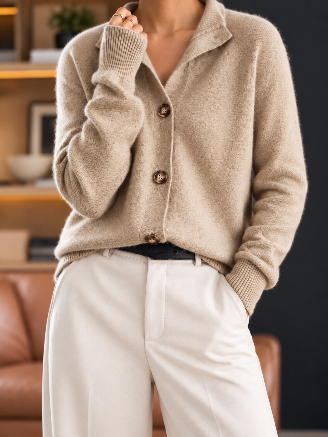 SOFIA BUTTON CARDIGAN
