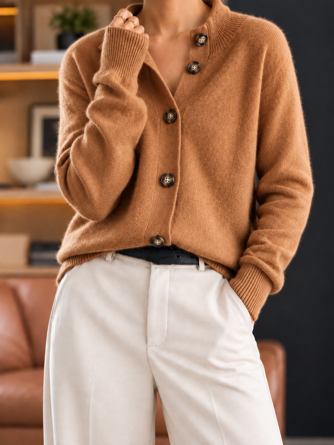SOFIA BUTTON CARDIGAN