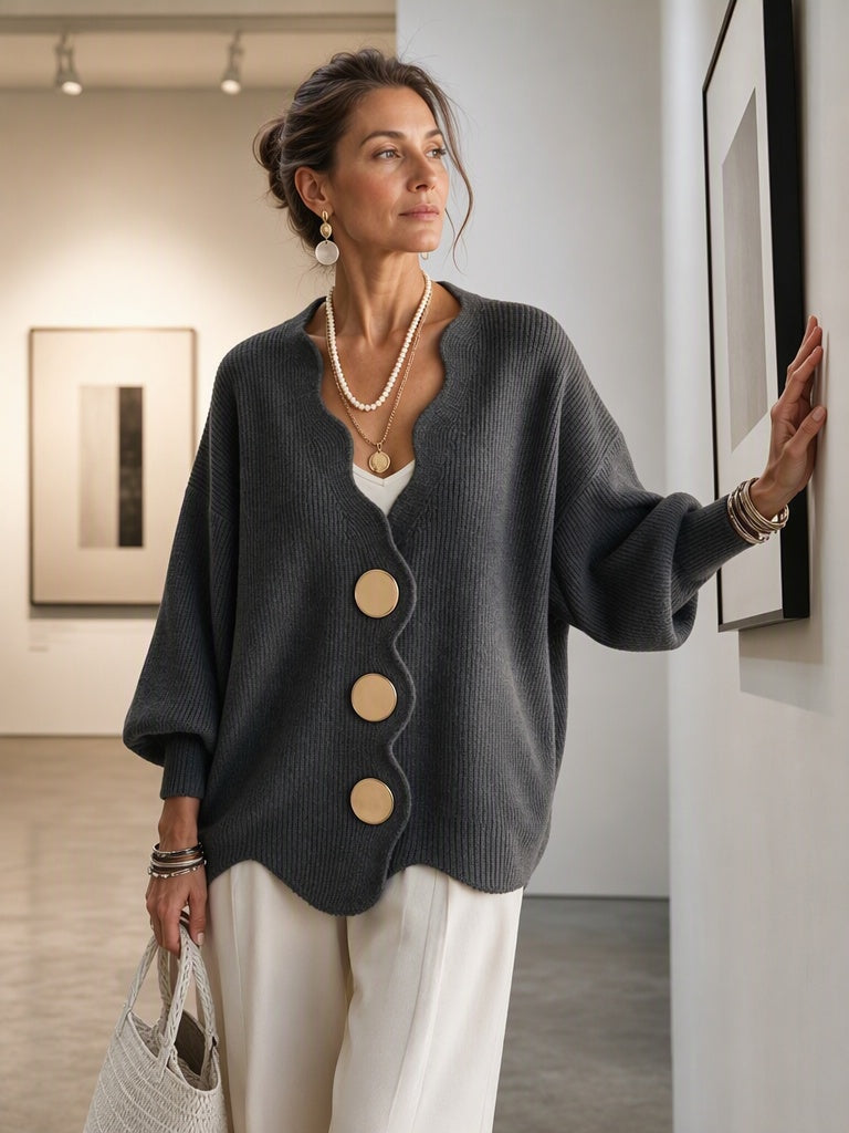 Livia | Everyday Button Front Cardigan Sweater
