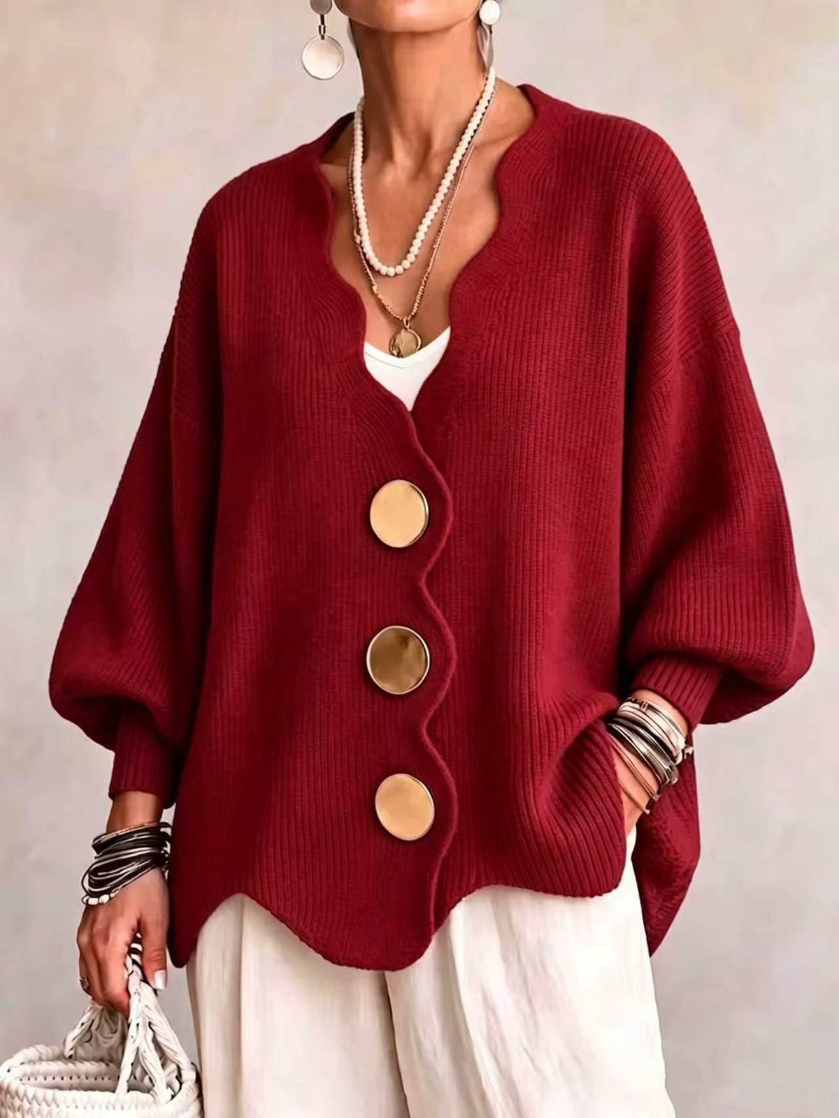 Livia | Everyday Button Front Cardigan Sweater