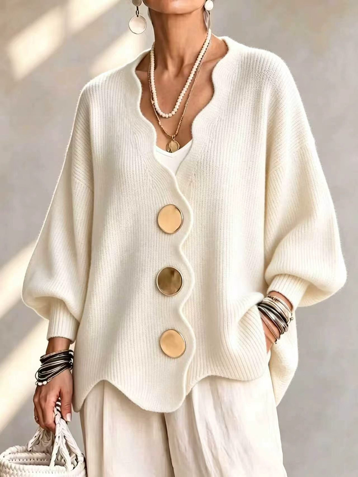Livia | Everyday Button Front Cardigan Sweater