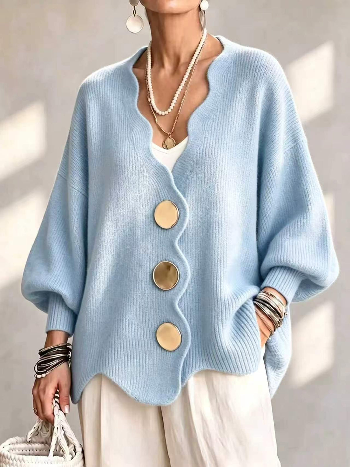 Livia | Everyday Button Front Cardigan Sweater