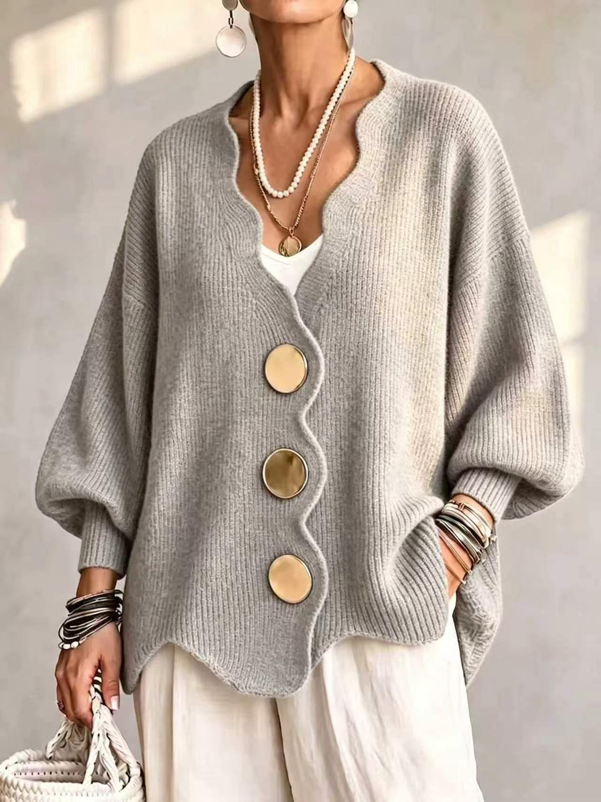 Livia | Everyday Button Front Cardigan Sweater