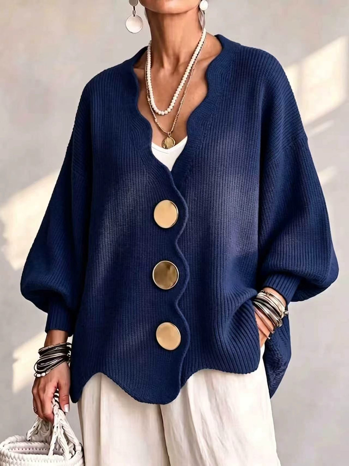 Livia | Everyday Button Front Cardigan Sweater
