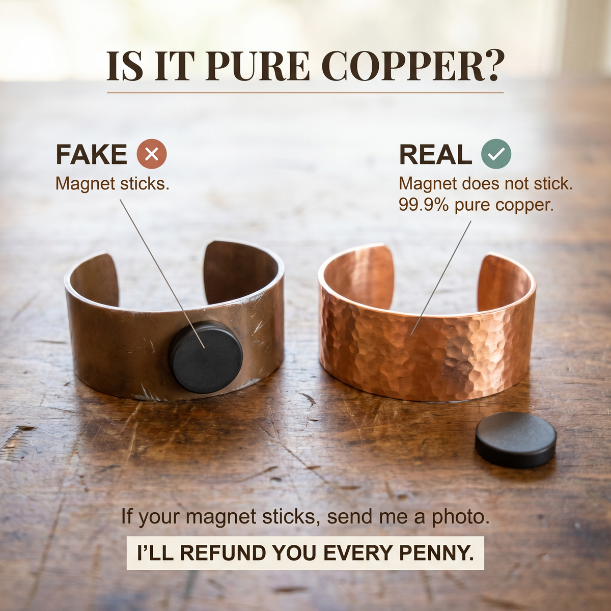 Piper | Heart-Link Copper Chain Necklace